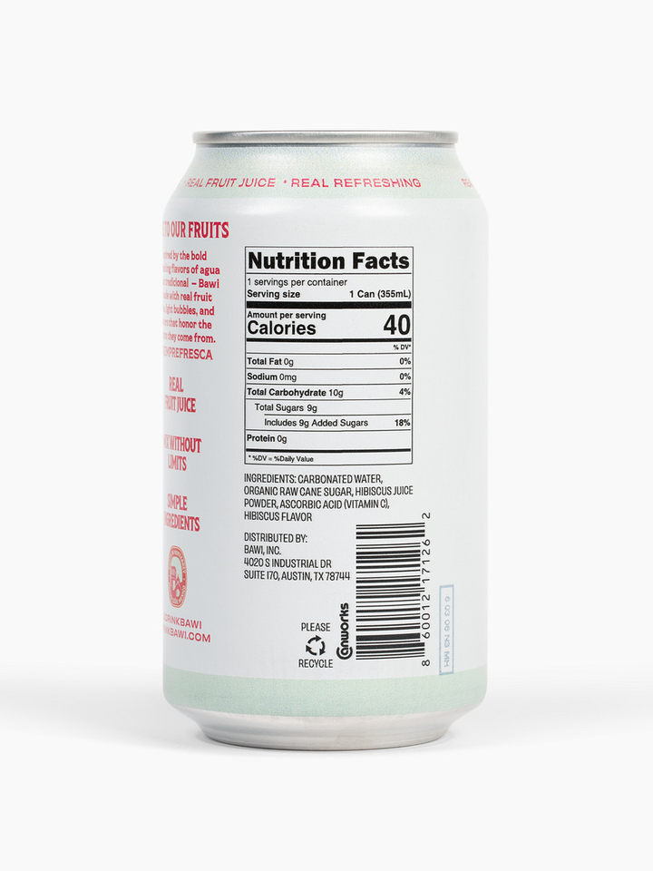 Jamaica Sparkling Agua Fresca