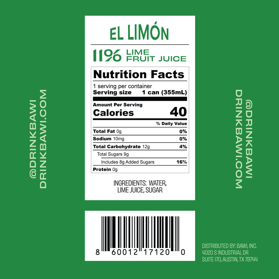 El Limón Sparkling Agua Fresca