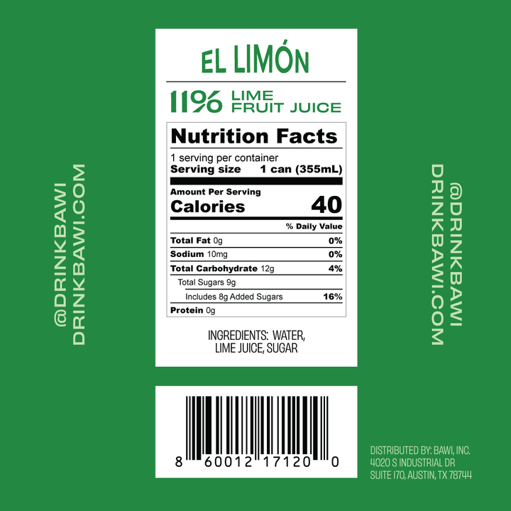 El Limón Sparkling Agua Fresca