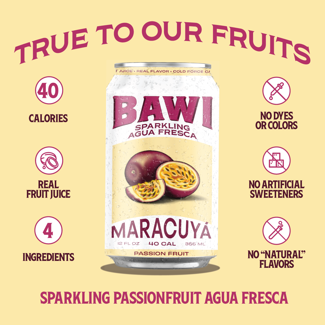 La Maracuyá Sparkling Agua Fresca