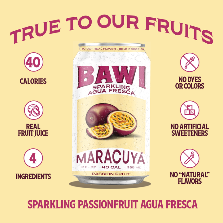 La Maracuyá Sparkling Agua Fresca