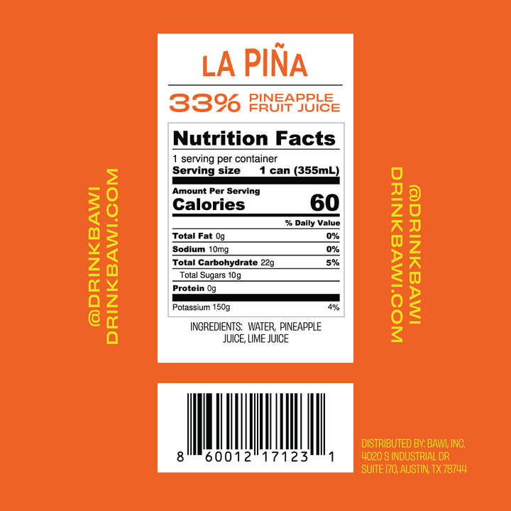 La Piña Sparkling Agua Fresca