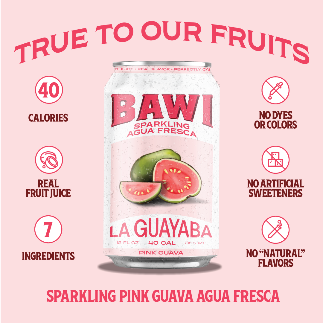 La Guayaba Sparkling Agua Fresca
