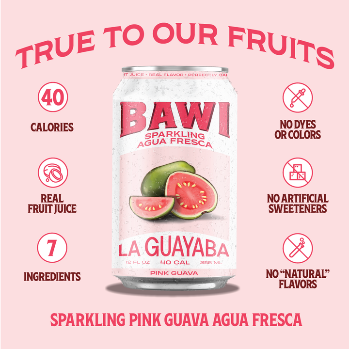 La Guayaba Sparkling Agua Fresca